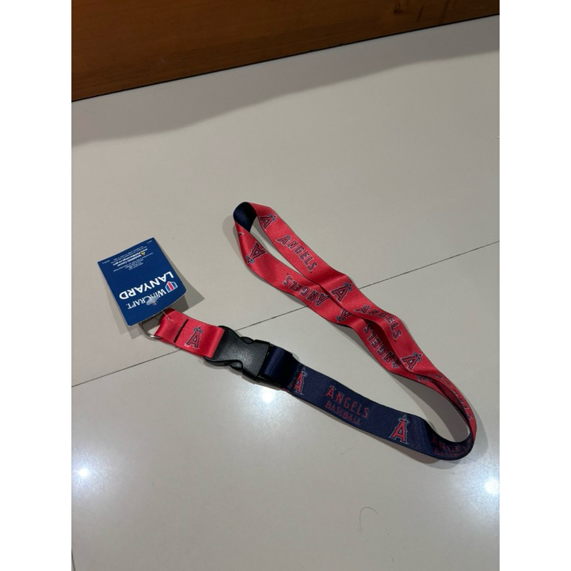 

Wincraft Lanyard Baseball Anaheim Los Angels Red Blue Original Product 100% BNWT