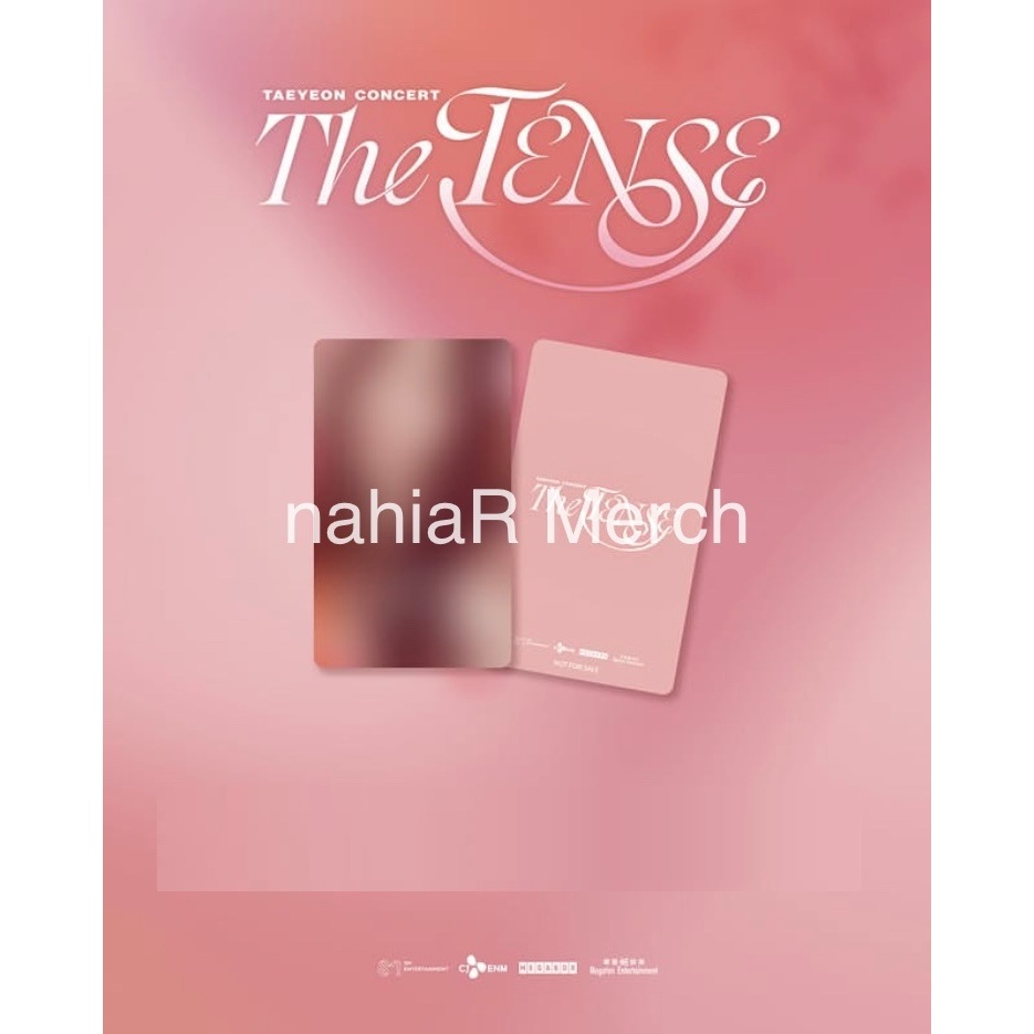 TAEYEON CONCERT - The TENSE: LIVE VIEWING x CGV Official Photocard