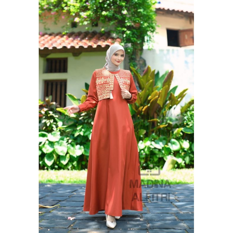TERBARU GAMIS MADINA ALFITRI ORIGINAL GUZEL // GAMIS KATUN TOYOBO FUDU // DRESS KATUN // GAMIS TREND