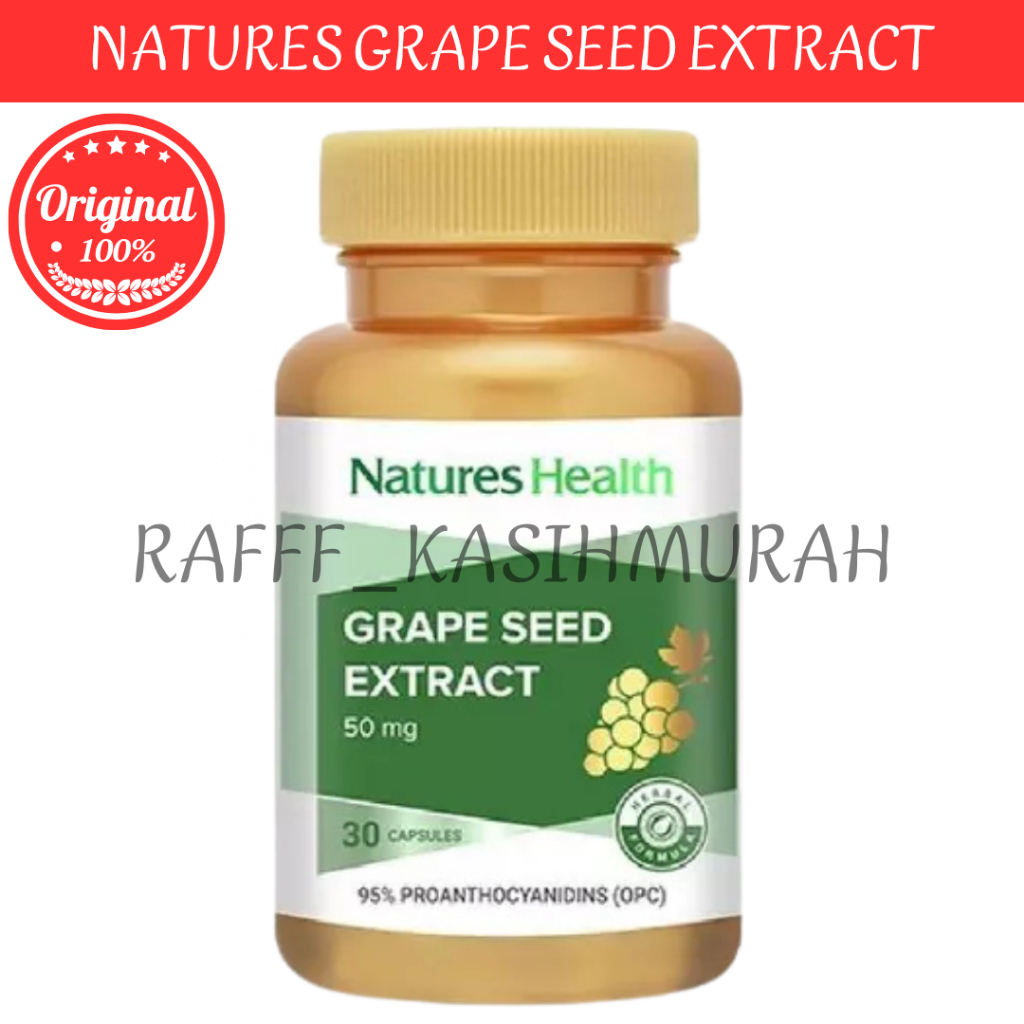 NATURES HEALTH GRAPE SEED EXTRACT 30 KAPSUL