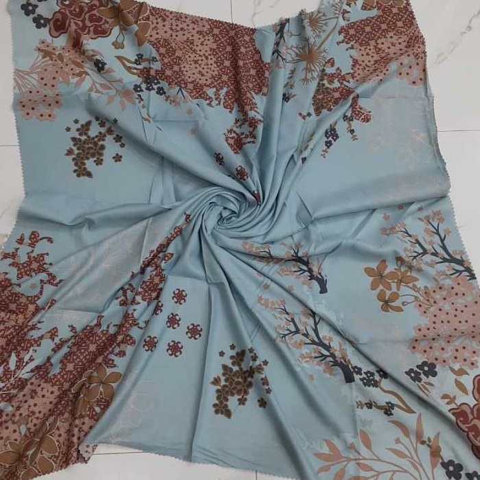 Jilbab - Kerudung segi empat voal motif syari