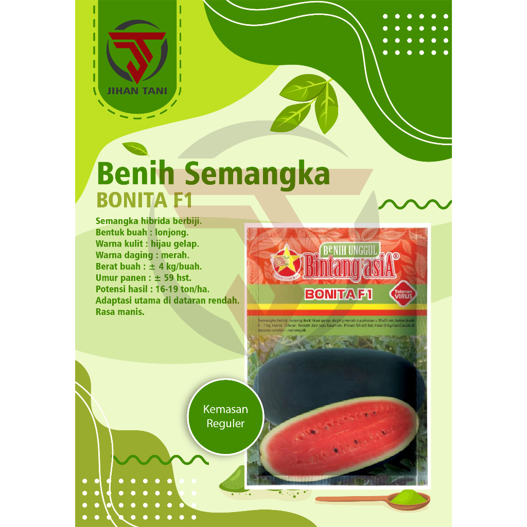 benih semangka Bonita f1 bintang asia 20gr