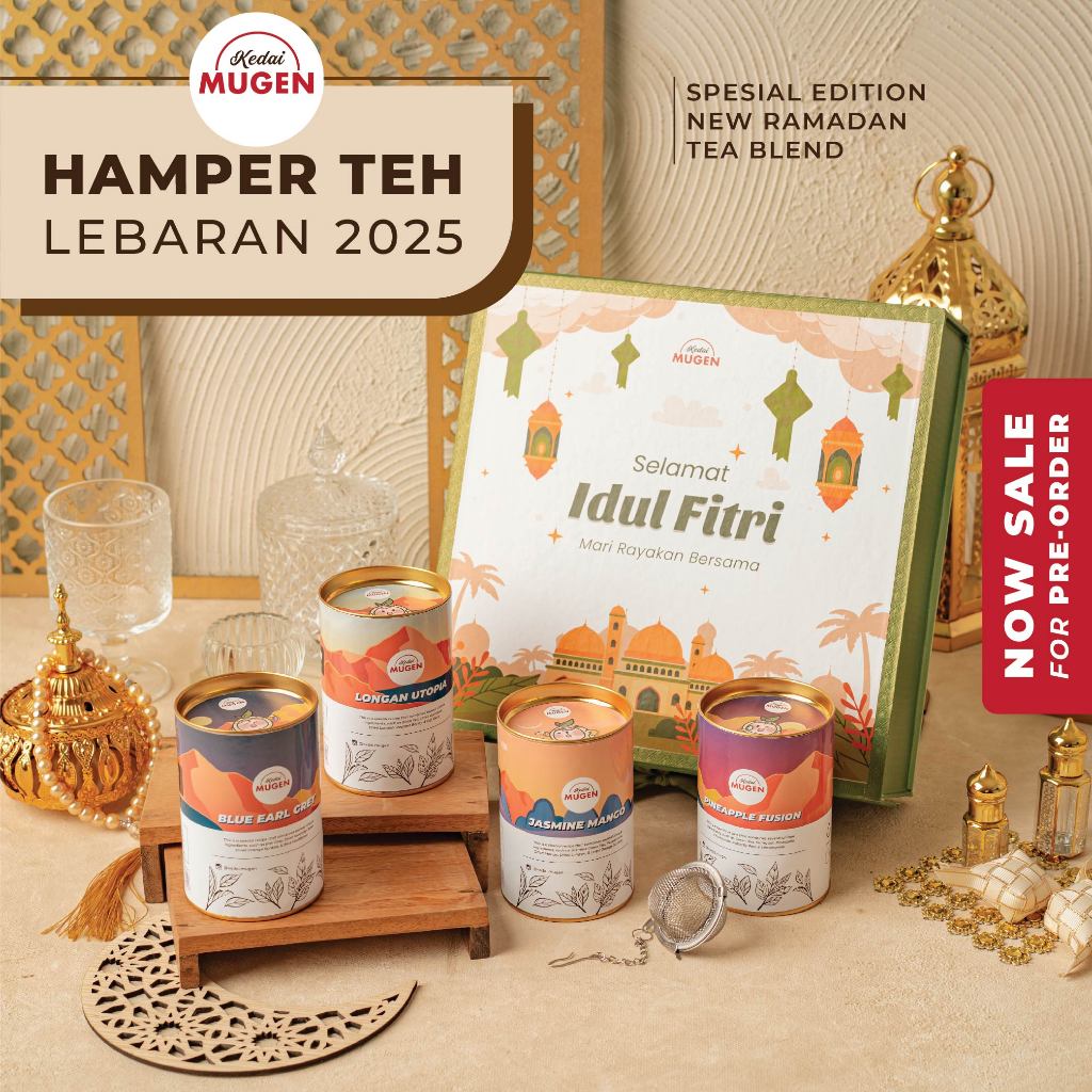 

Kedai Mugen - Eid Mubarak Hampers Tea Blends / Parsel Ramadan Kado Teh Lebaran - Ultimate Set
