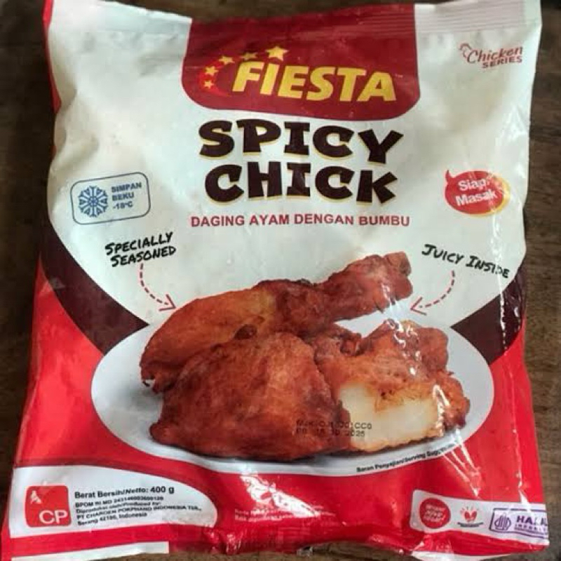 

SPICY CHICK AYAM POTONG BERBUMBU PEDAS 400 GR - FIESTA