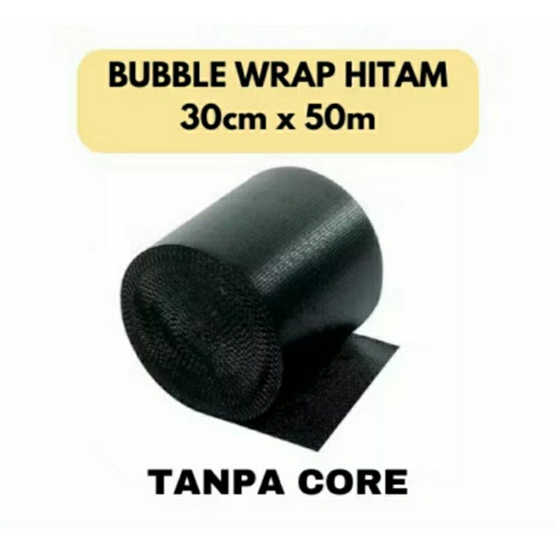 

Bubble Wrap Hitam 30cm x 50m