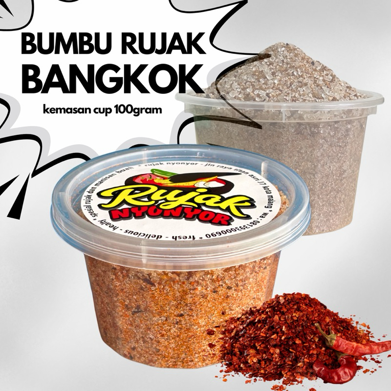 

Bumbu Rujak Bangkok Kemasan Cup 100gram