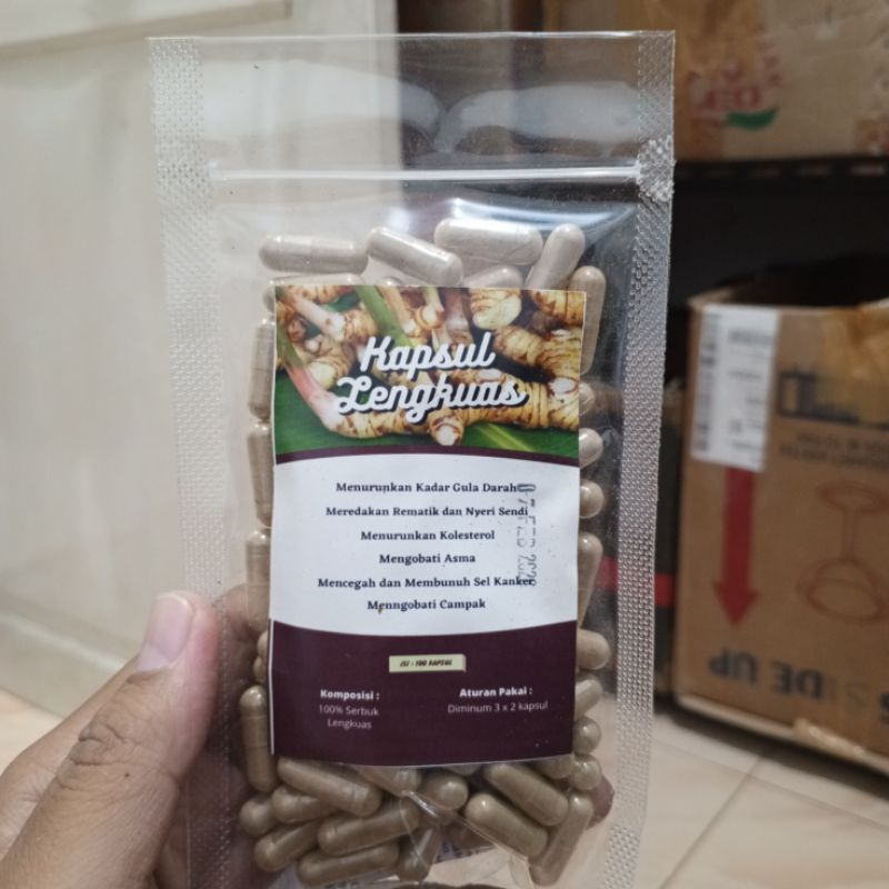 KAPSUL LENGKUAS OBAT CAMPAK DAN ASMA