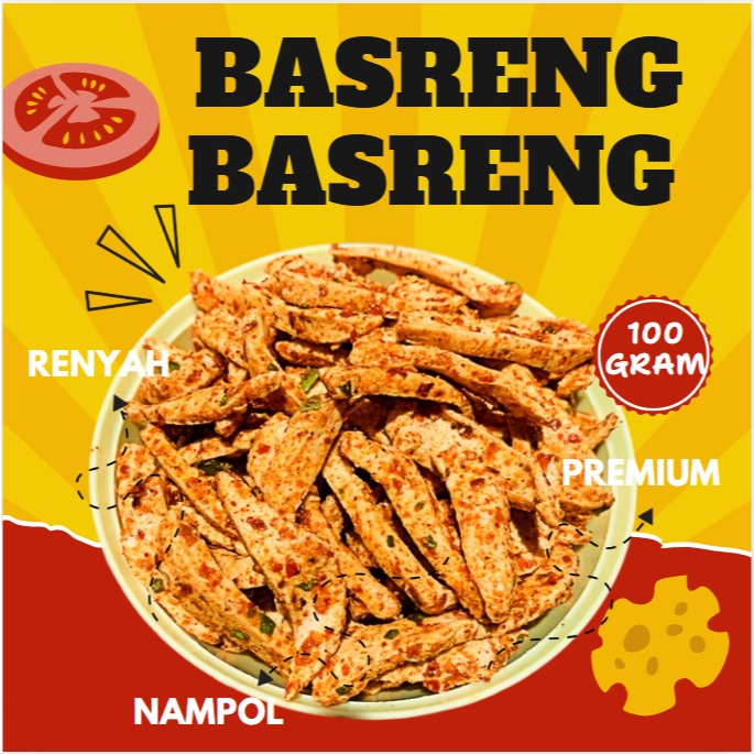 

bareng setik original keriuk gurih renyah aroma daun jeruk isi 100grm