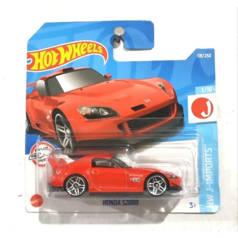 Hot Wheels Honda S2000 Red Merah Short Card