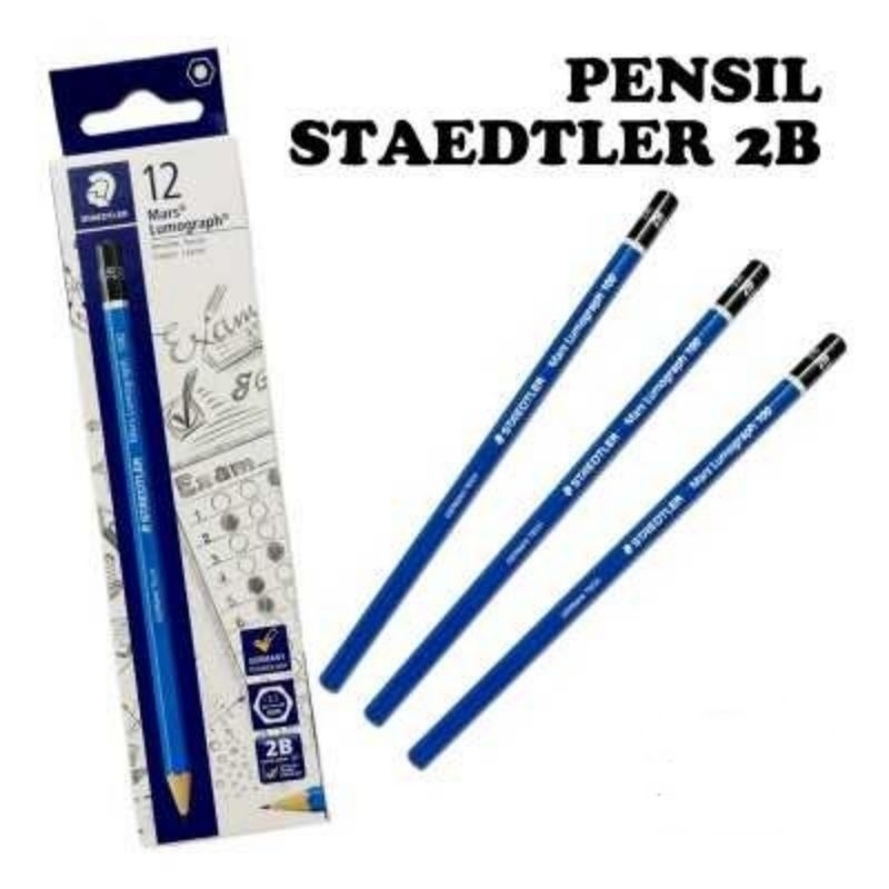 

(12pcs) Pensil 2B Staedler asli 1 lusin / pensil 2B original / pensil 2B for computer