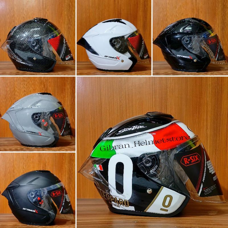 Helm R-Six Optimus x Motif | Helm R-Six Carbon | Helm R-Six Solid
