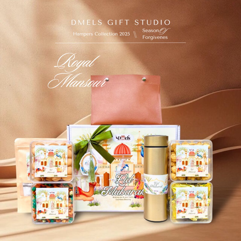 

ROYAL MANSOUR-Hampers Lebaran 2025 hampers/Hadiah Lebaran/hadiah unik/Abundance
