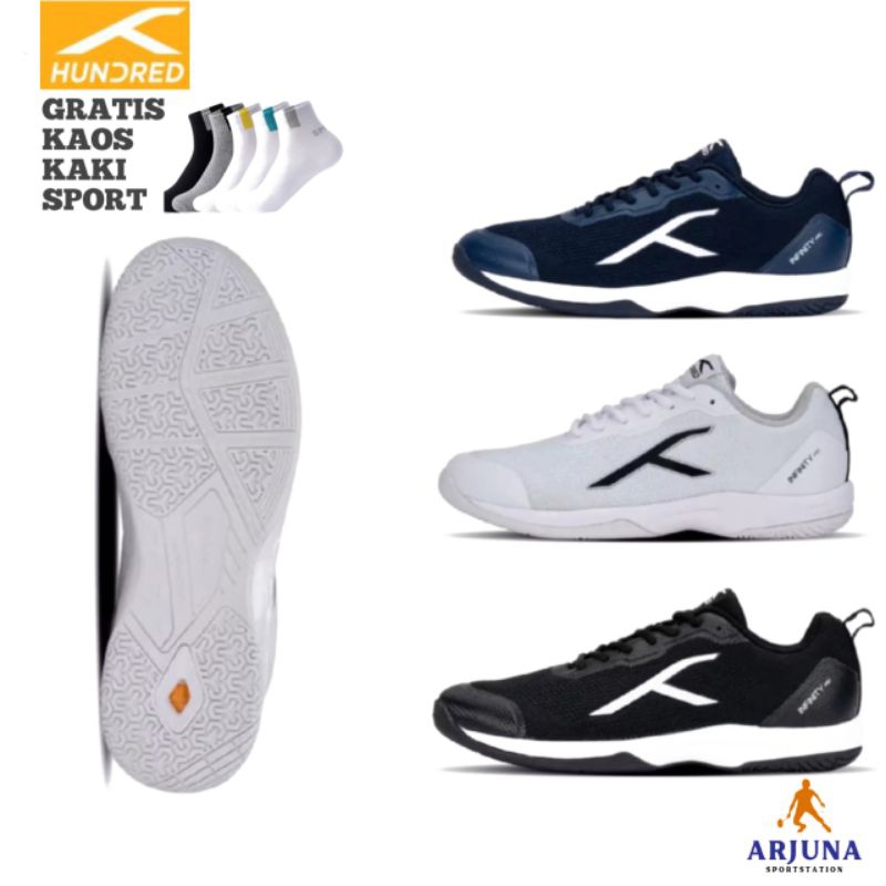 Hundred INFINITY PRO badminton shoes-sepatu badminton original hundred