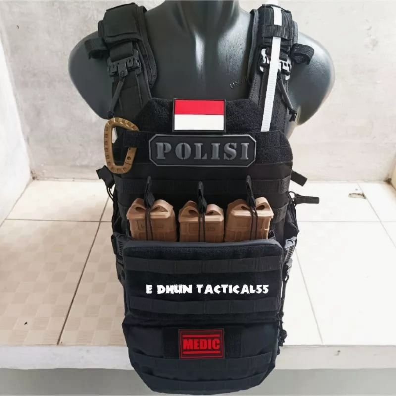 bodyvest Nakula hight quality / rompi brimob tactical model Nakula / bodyvest Nakula