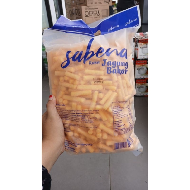 

Sabena Stik Balado dan Jagung Bakar 340gram