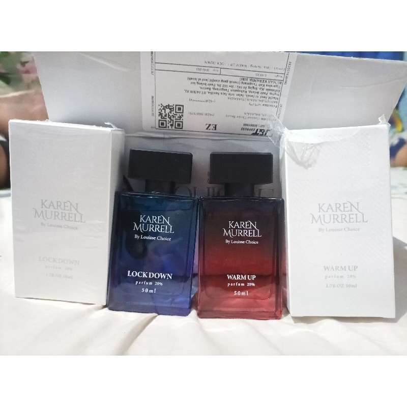 LIKE NEW PARFUM KAREN MURELL BY LOUISE CHOICE (LOCK DOWN & WARM UP)