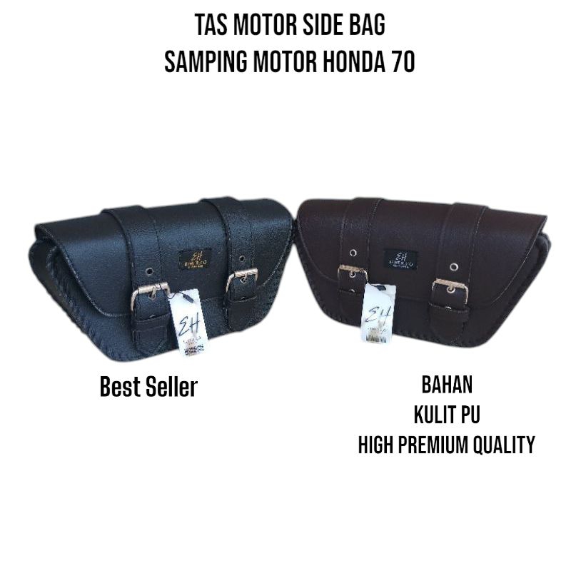 TAS MOTOR SIDE BAG SAMPING MOTOR HONDA 70 KLASIK / TAS SAMPING MOTOR HONDA 70