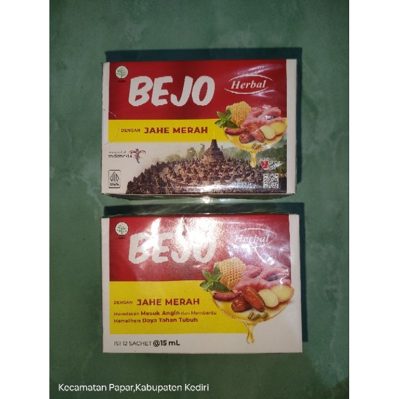 

Bejo jahe merah 1 box isi 12 sachet