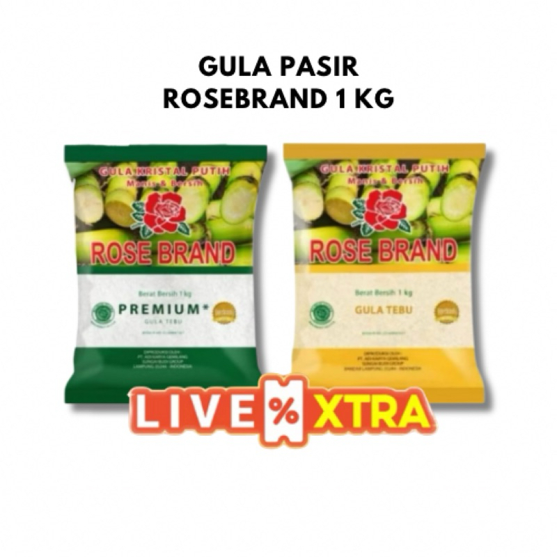

GULA PASIR ROSE BRAND 1 KG