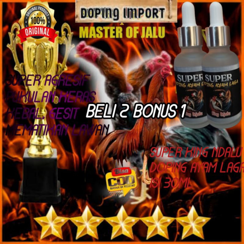 King Jalu super power doping stamina ayam aduan 30ml