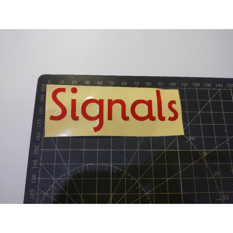 

stiker cutting signals