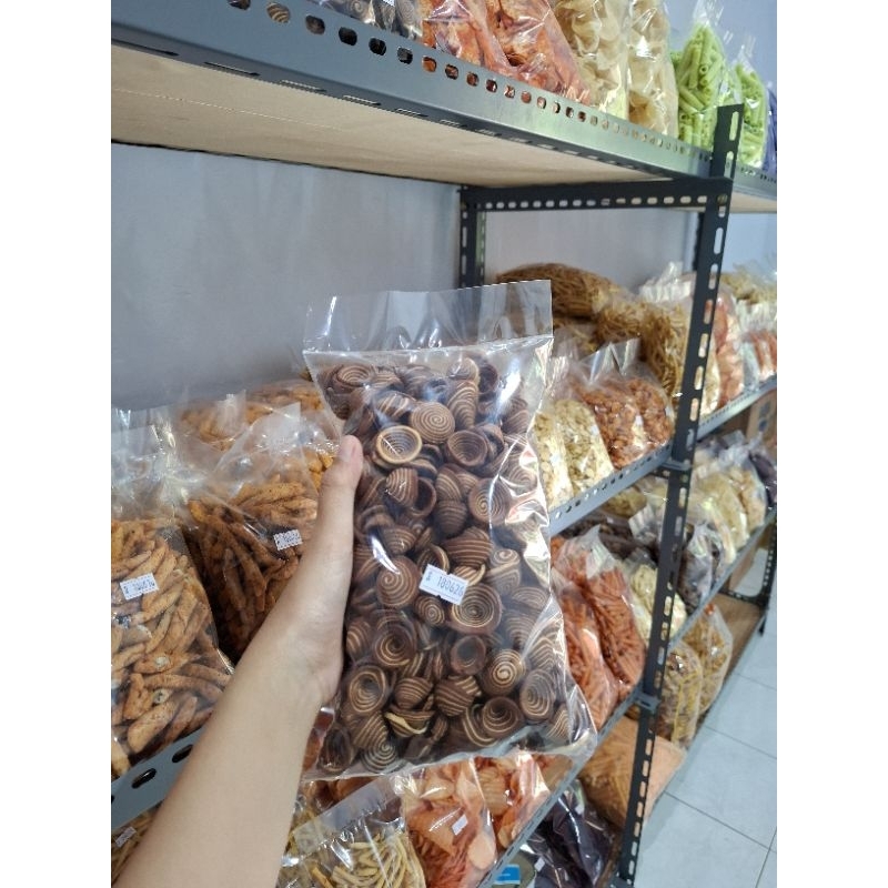 

Kuping Gajah Mini Coklat 300gr