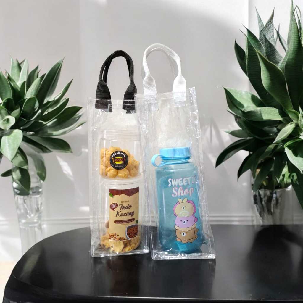 Tas mika / Tas tumbler 2 liter / Tas termos tas tempat minum tas souvenir mika pvc tali webbing / Ta