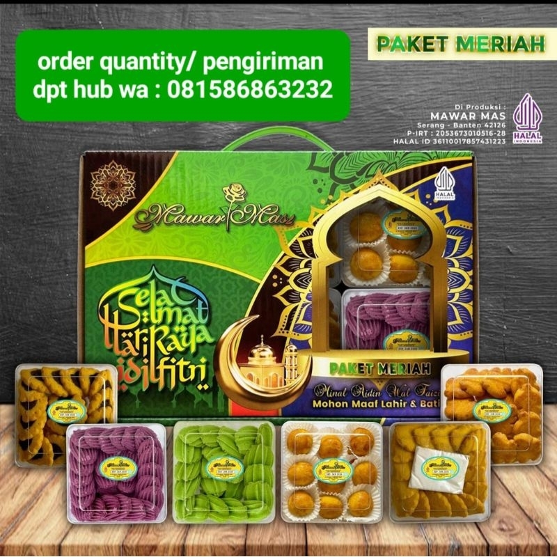 

paket kue lebaran murah / hampers murah / paket kue lebaran isi 6