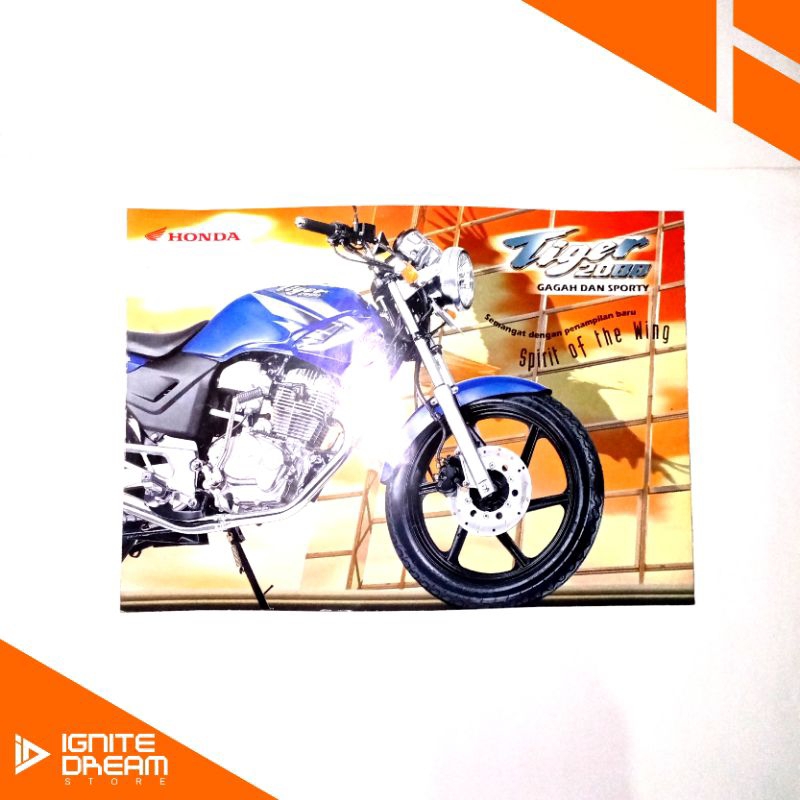 Brosur Motor Honda Tiger 2000 2005