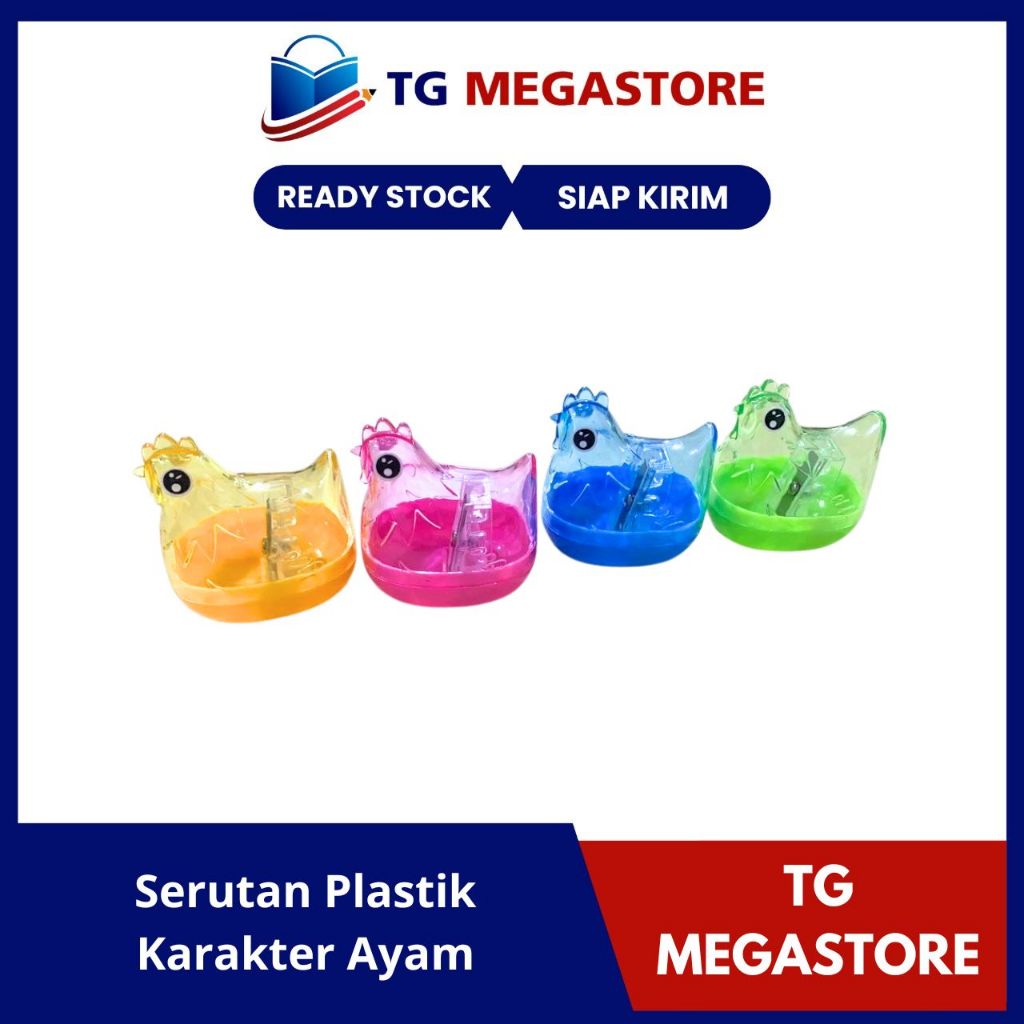 

Serutan Plastik Karakter Ayam 814A