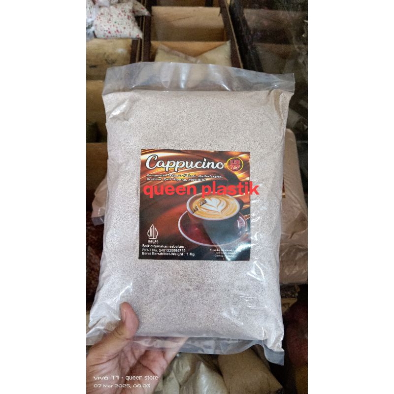 

Bubuk Cappucino untuk jualan capcin 1 kg (sudah manis)