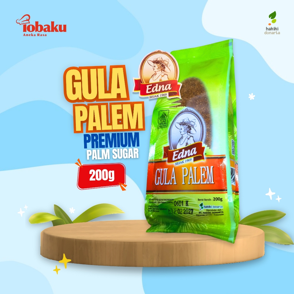 

Edna GULA PALEM - Premium Palm Sugar Kemasan 200g _
