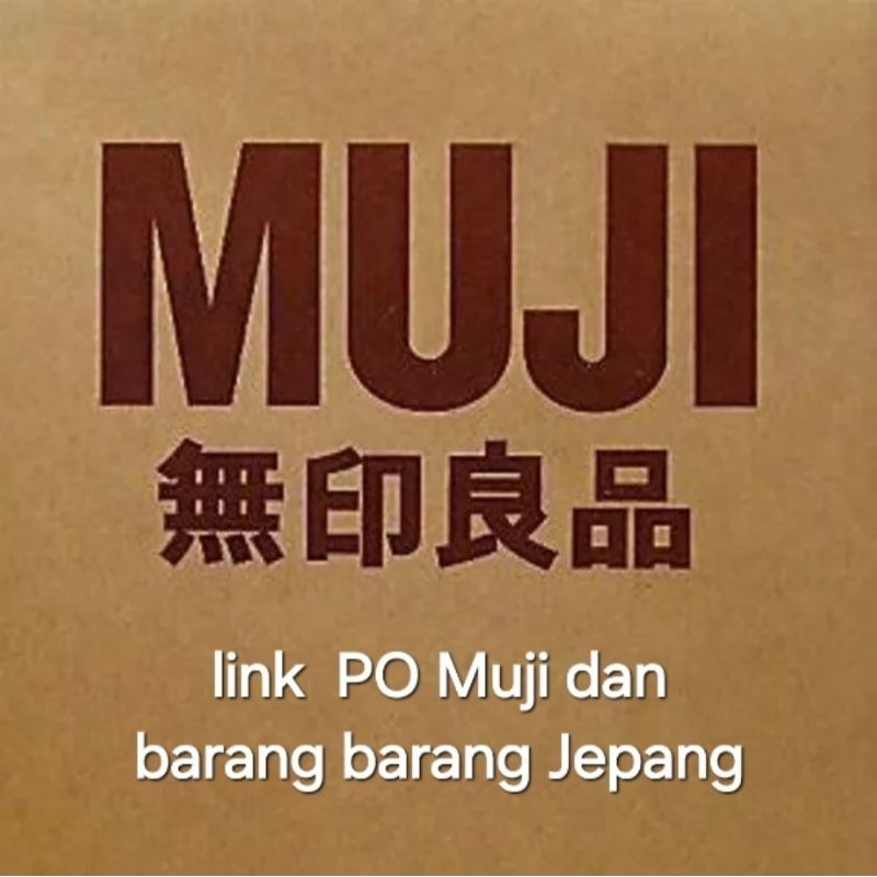 

PO Muji dan barang barang Jepang