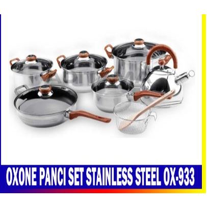 Panci Set Stainless Oxone Ox-933 / Oxone Eco Cookware Set Ox933