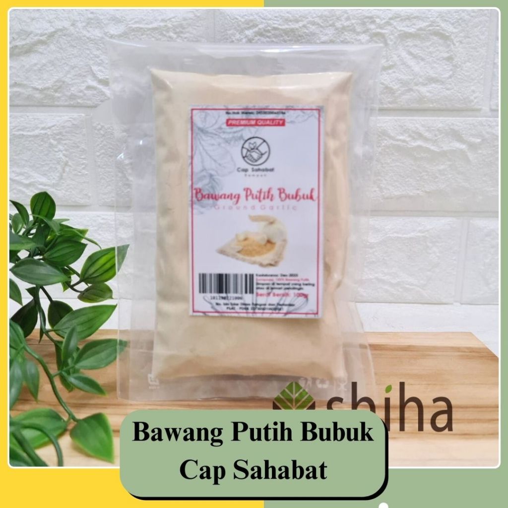 

SHIHA - Bawang Putih Bubuk 100gr Ground Garlic Powder Cap Sahabat