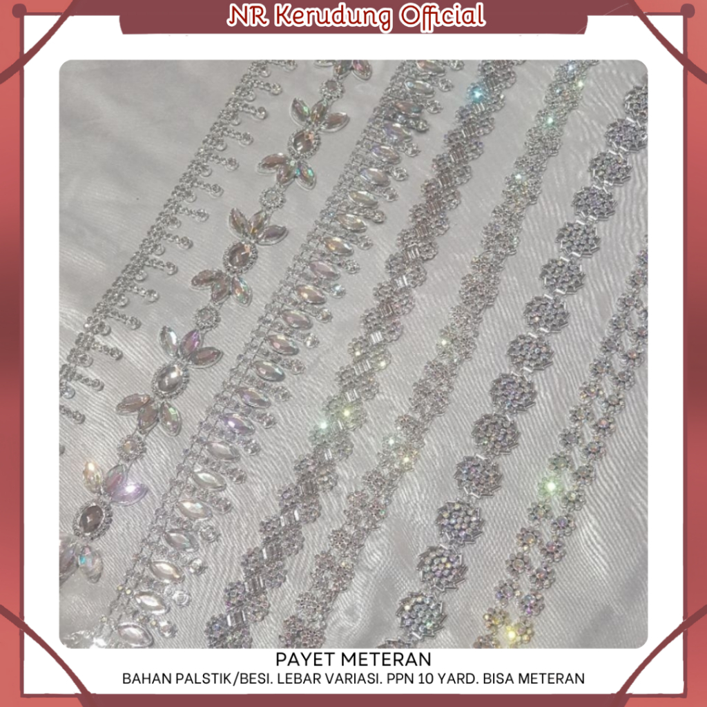 payet Meteran / Aplikasi meteran payet / Perhiasan meteran / Permata Meteran