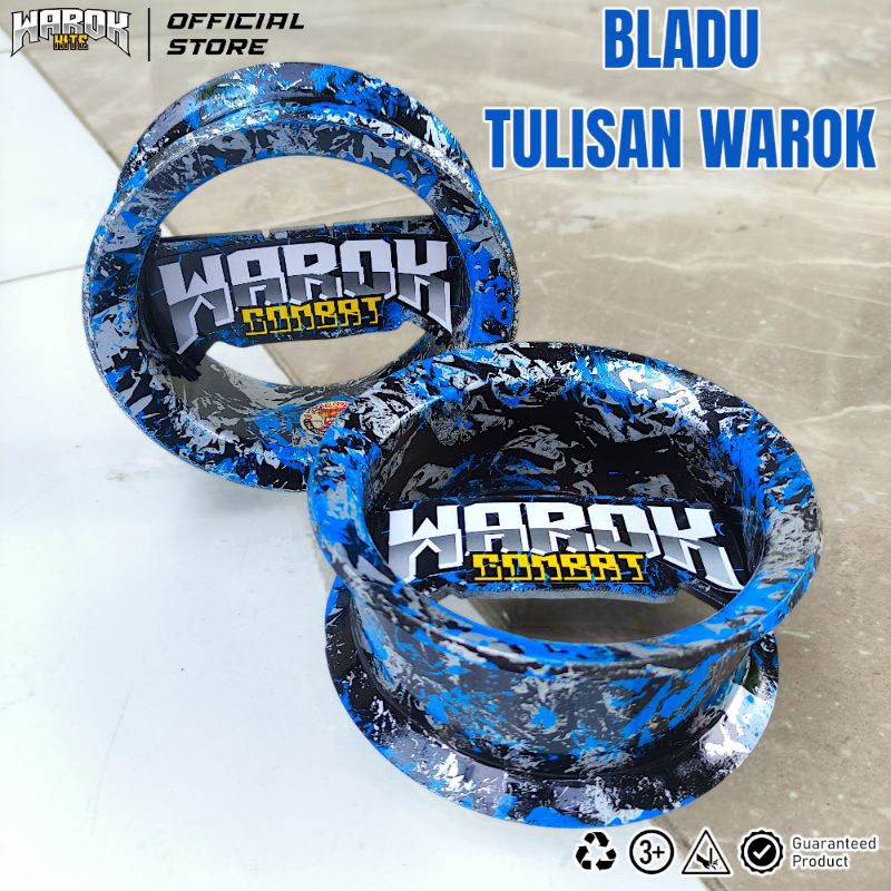 Bladu/Gulungan Layangan Warok Motif Tulisan Warok Combat V2 Super Tebal (Gratis Tambah Nama Max 7 Hu