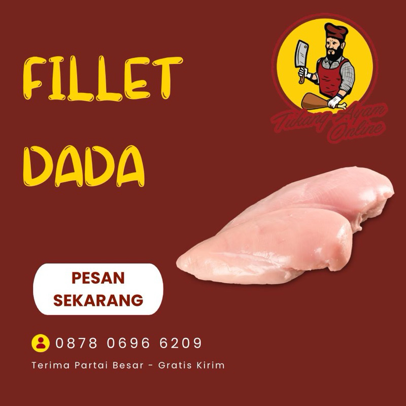 

Fillet Dada Ayam / Boneless Dada Ayam