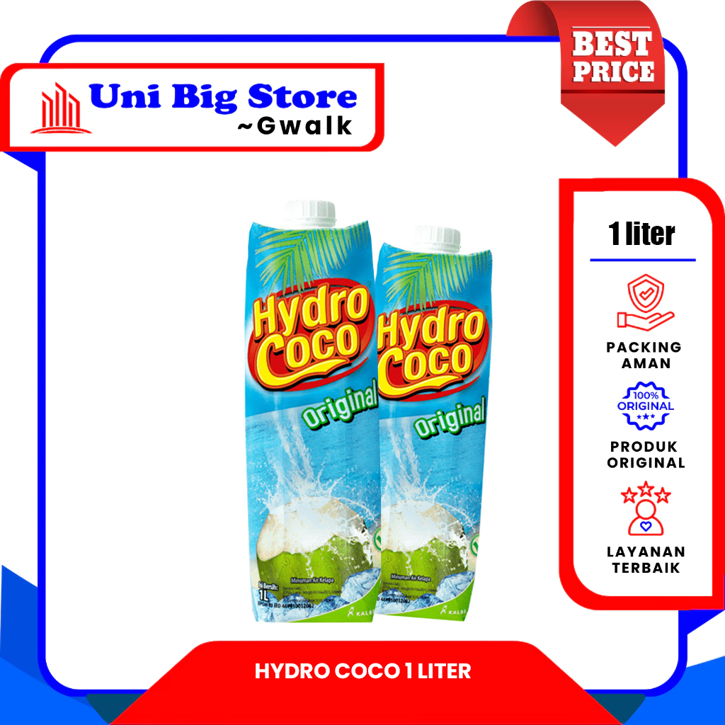 

HYDRO COCO AIR KELAPA ORIGINAL - 1 liter