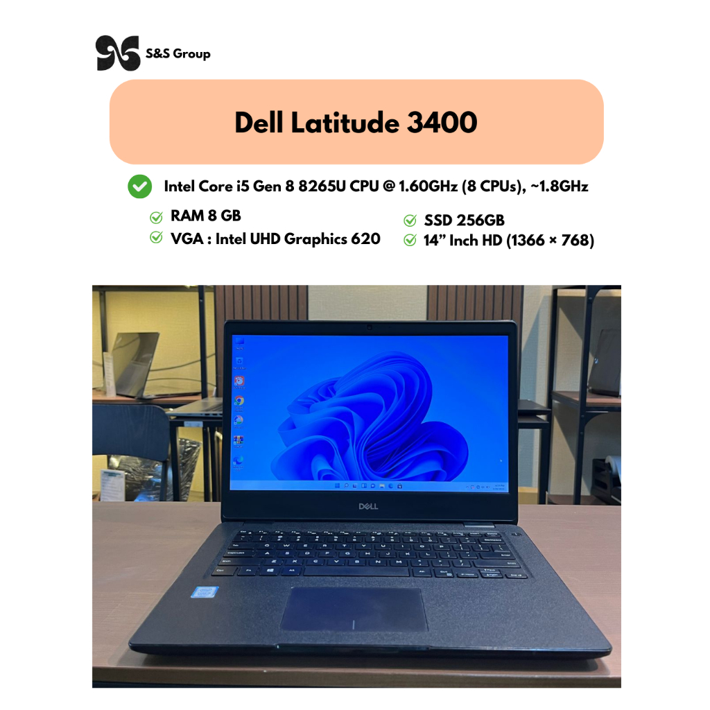 Dell Latitude 3400 Core i5 Gen 8 8265U