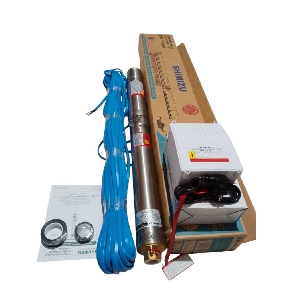 Satelit Shimizu SPES - 311K BIT 1/2 HP/ Pompa Submersible Shimizu 1/2 HP + Kabel 40 METER