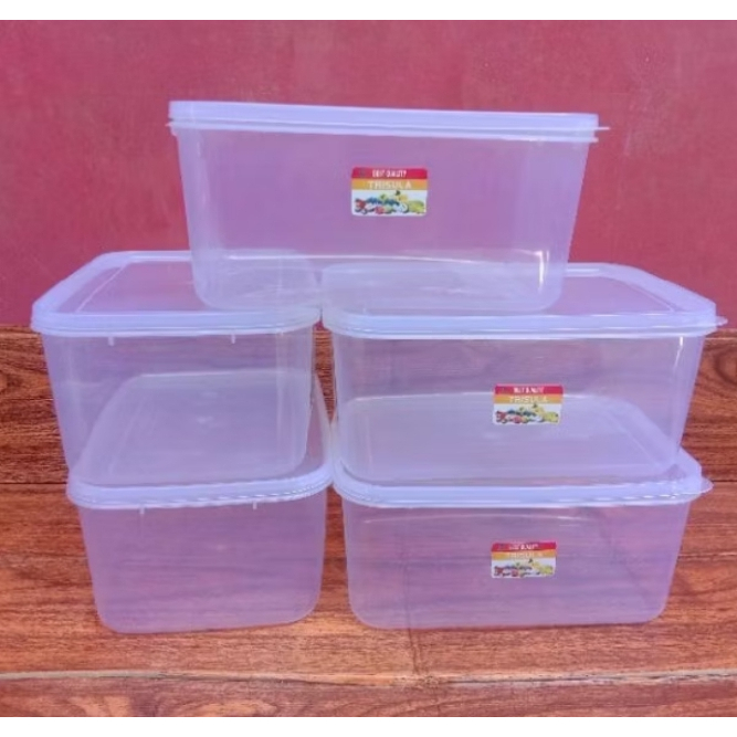 toples plastik tempat makanan kotak plastik toples donat toples plastik bening 1800ml