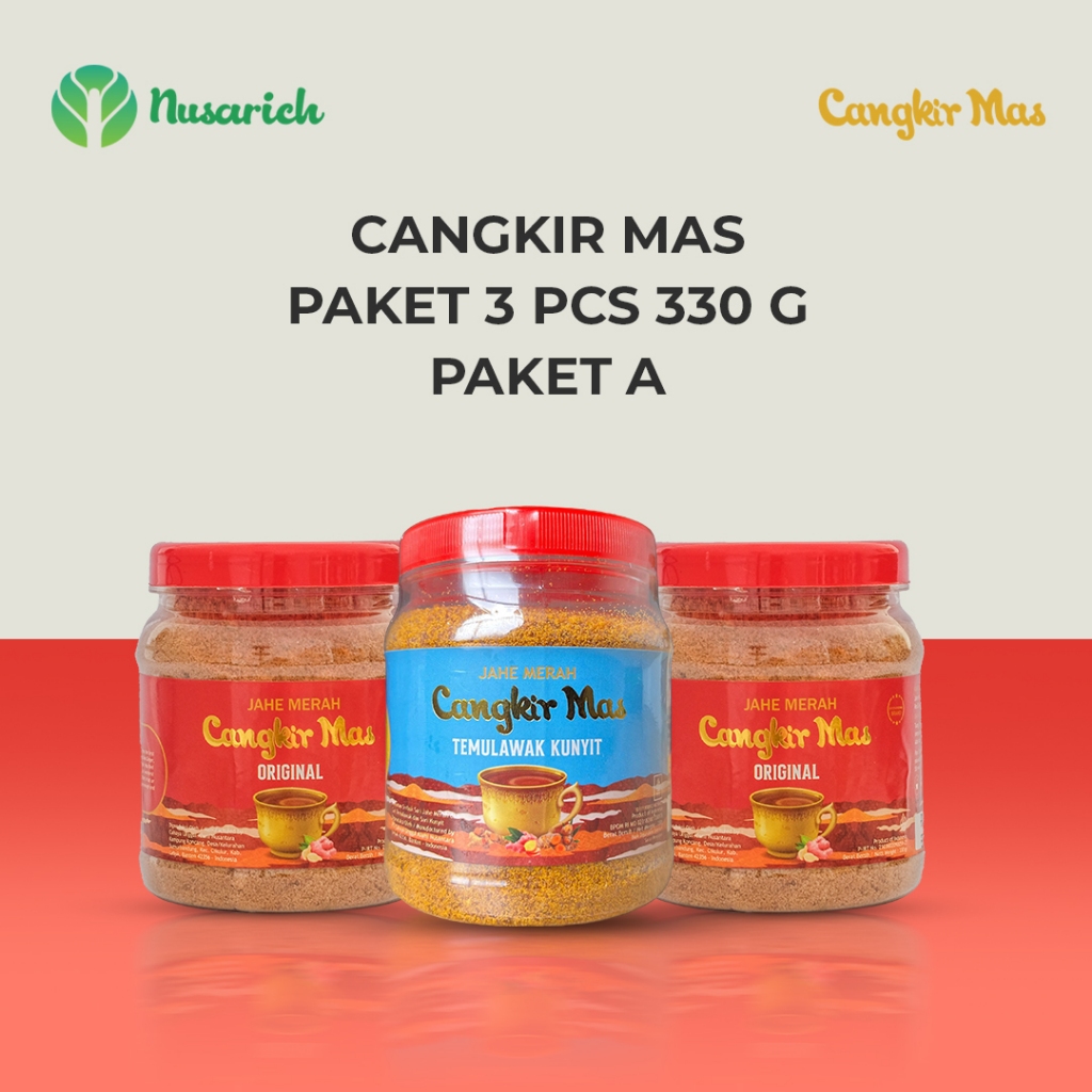 

CANGKIR MAS Paket 3 Pcs 330 Gr