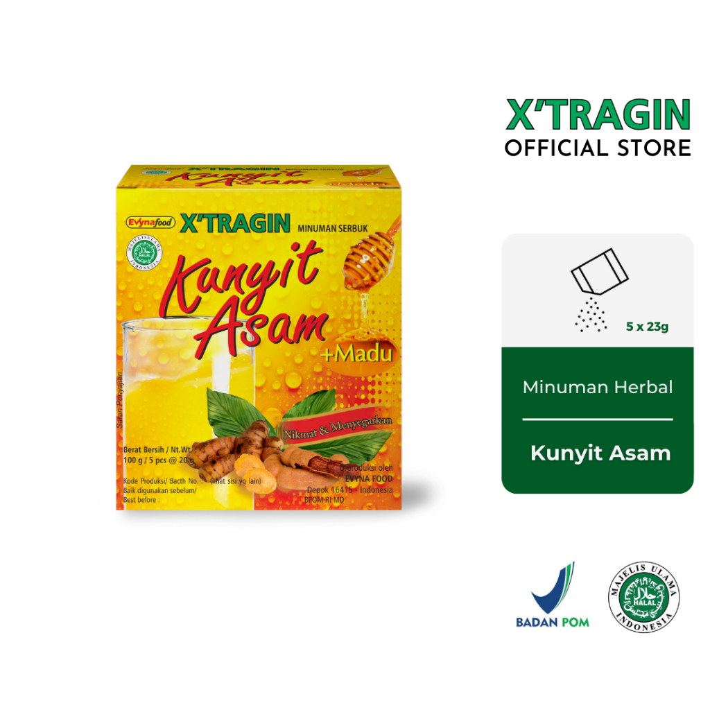 

X'TRAGIN Es Kunyit Asam Minuman Bubuk