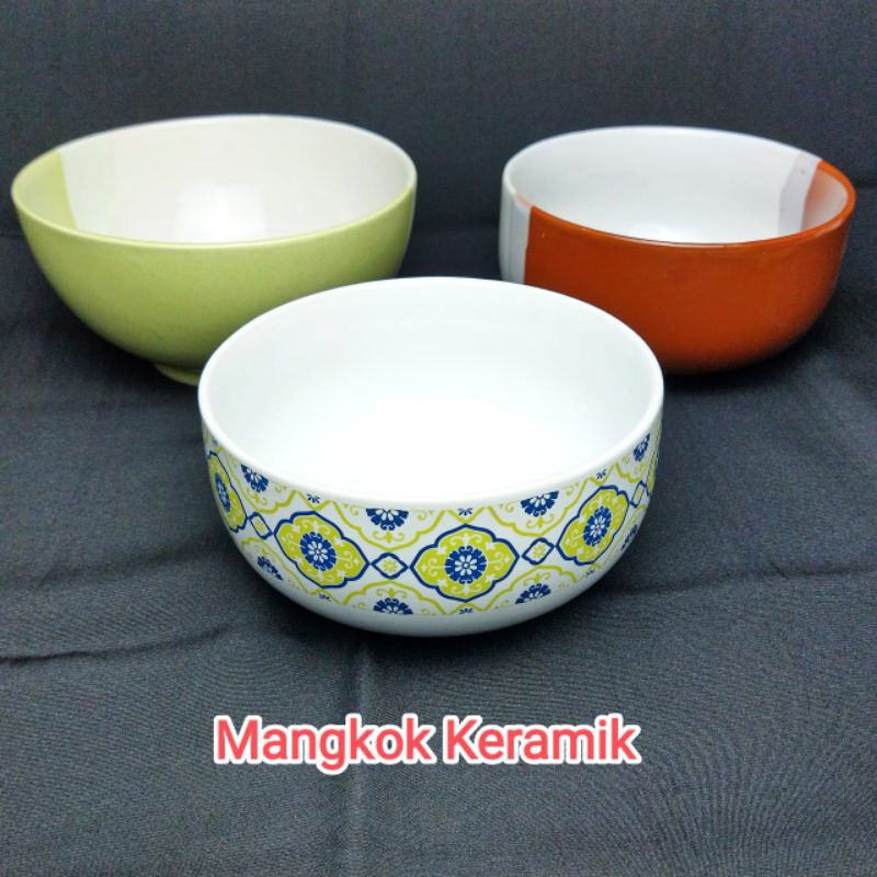 [tulipstore27] Mangkok Keramik cantik Quaker Oat