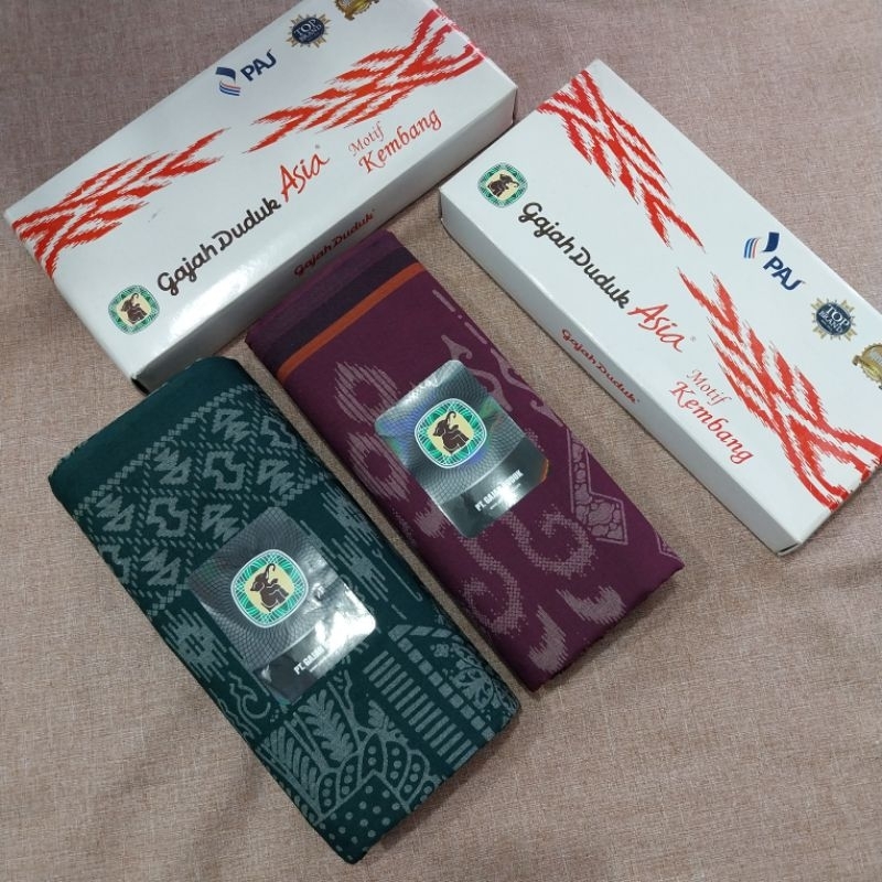 sarung gajah duduk asia motif kembang / sarung motif kembang / sarung gajah duduk / sarung asia / sa