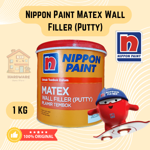 Nippon Paint Matex Wall Filler (Putty) | Untuk Perbaikan Tembok | Nippon Paint.