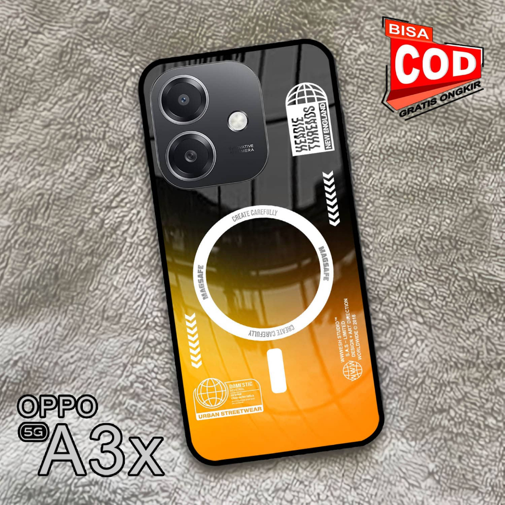 Softcase Glass Kaca | Case Kaca | Casing Kaca | OPPO A3X [S120]