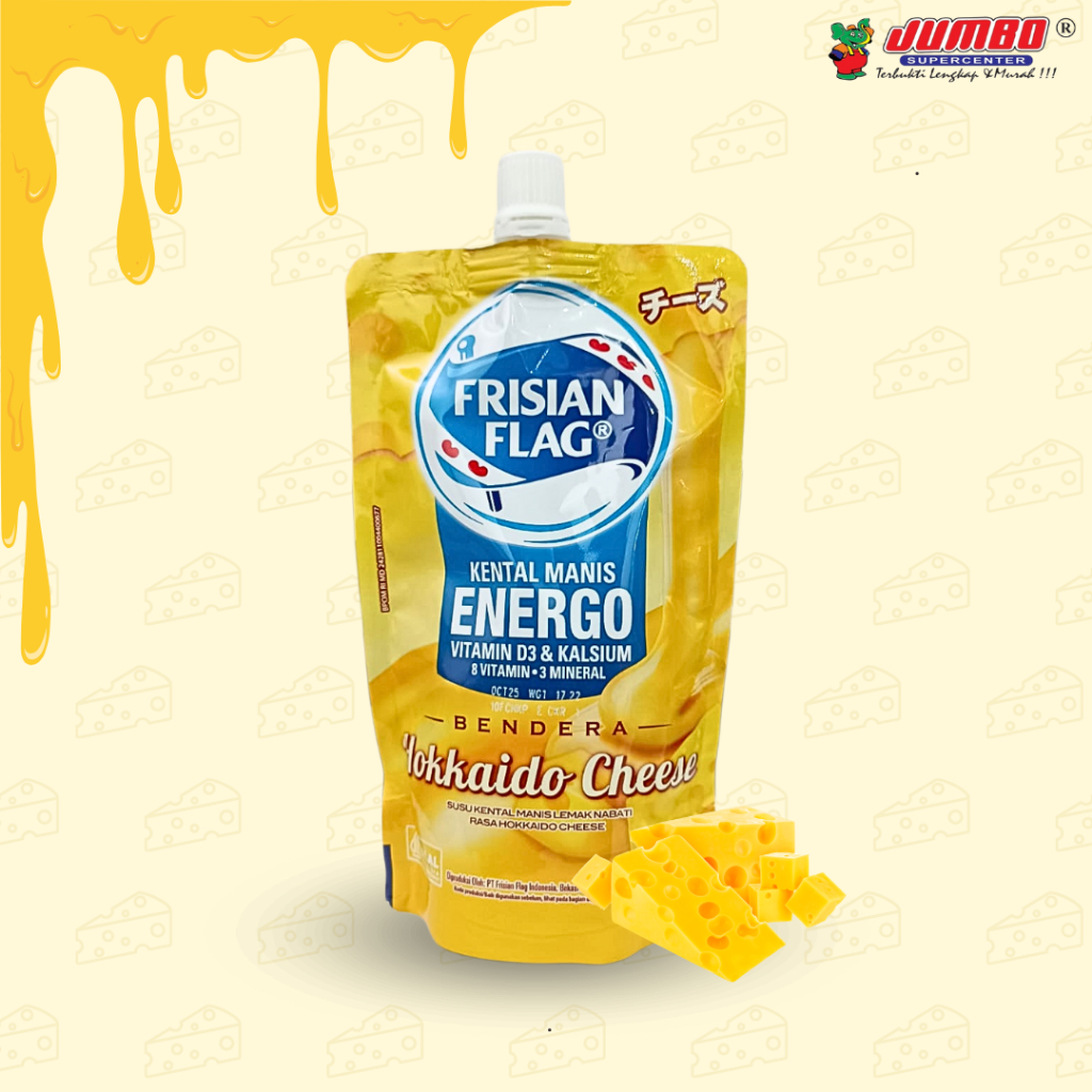 

Frisian Flag Pouch 240g Hokaido Cheese - Susu Kental Manis - Susu