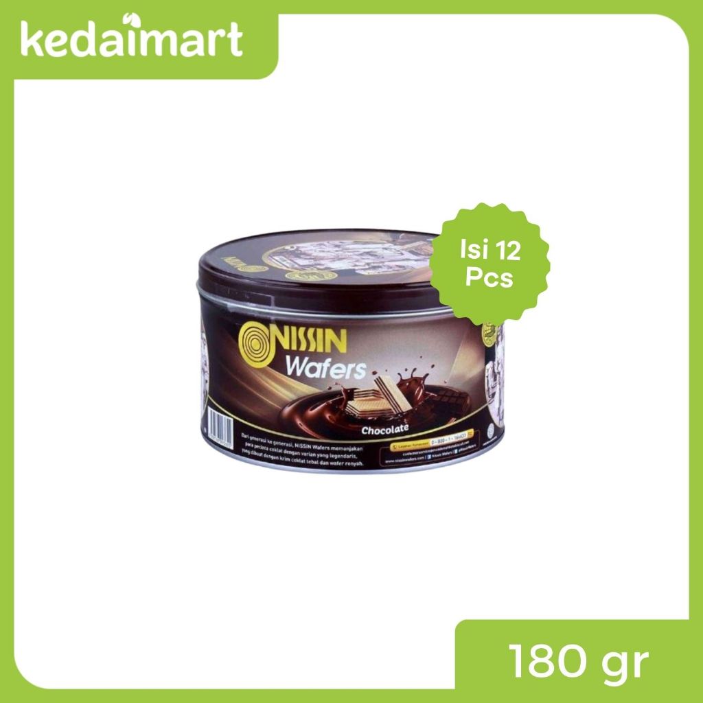 

Nissin Wafer Chocolate Mini Tin 200 Gram x 12 Pcs